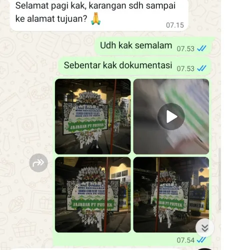 Pengiriman Papan Bunga Selamat Kemiri Muka Beji